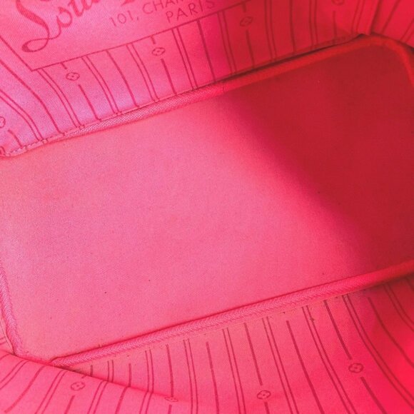 LOUIS VUITTON M48613 Monogram Rose Neverfull MM Shoulder Bag Tote Bag - Picture 10 of 12